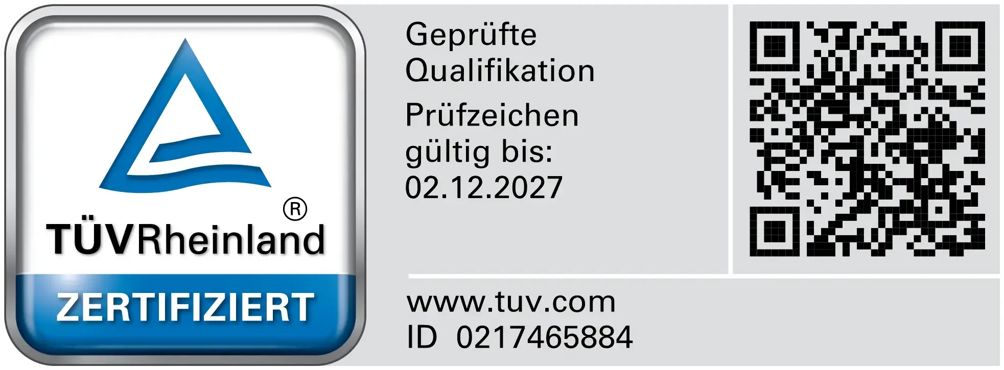 Siegel TUEV Rheinland